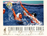 Olympic Water Polo, c.1996 Atlanta Posters by Hiro Yamagata