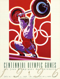 Olympic Weightlifting, c.1996 Atlanta Affiches par Hiro Yamagata