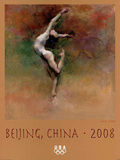 Olympic Dreams Gymnast Beijing 2008 Posters by Hua Chen