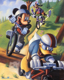 Mickey Mouse and Friends Biking Photo