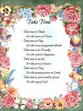 Take Time (Prayer) Poster