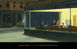 Nachtschwärmer, ca. 1942 Poster von Edward Hopper