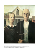 American Gothic Print by Grant Wood