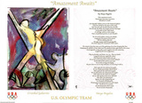 Maya Angelou Amazement Awaits U.S. Olympic Team Prints by Cristobal Gabarron