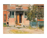 The Veranda Poster by Carl Larsson