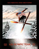 Go Above and Beyond 2010 U.S. Olympic Team Prints by Susan Sommer-Luarca
