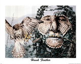 Hawk Feathers (Rusty) Prints