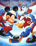 Mickey Mouse and Friends Ice Hockey Posters