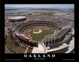 Oakland Athletics Stadium Sports Posters par Mike Smith