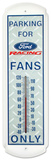 Parking for Ford Racing Fans Only Indoor/Outdoor Thermometer Tin Sign