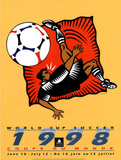 1998 World Cup Soccer France Affiches par Burton Morris
