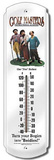 Three Stooges Golfmasters Indoor/Outdoor Weather Thermometer Tin Sign