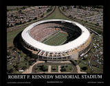 Washington Redskins RFK Memorial Stadium Sports Posters by Mike Smith