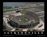 Jacksonville Jaguars Alltell Stadium Inaugural Game Sept 3, c.1995 Posters by Scott Schwartz