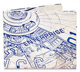 Star Trek Enterprise Ship Blueprints Tyvek Mighty Wallet Wallet
