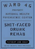 Ward 4G Rehab Tin Sign