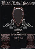 Black Label Society Kings of Damnation Blechschild