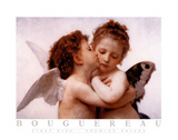 The First Kiss Poster by William Adolphe Bouguereau