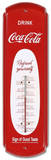Drink Coca Cola Red Indoor/Outdoor Thermometer Tin Sign