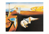 La persistance de la mémoire Affiches par Salvador Dalí
