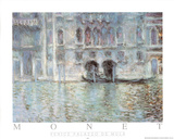 Venise Palazzo De Mula Poster von Claude Monet
