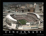 Cincinnati Bengals Paul Brown Stadium Sports Poster by Brad Geller