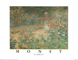 The Garden Prints by Claude Monet