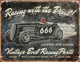 Racing with the Devil Tin Sign