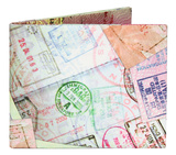 Passport Stamps Tyvek Mighty Wallet Wallet