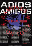 Ramones Adios Amigos The Final Tour Tin Sign