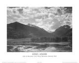 Lake & Mountain View Rocky Mountain National Park Posters par Ansel Adams