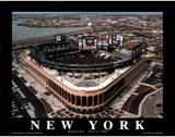 New York Mets Citi Field First Opening Day April 13 2009 Sports Art by Mike Smith