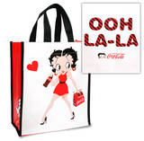 Betty Boop Coke Coca Cola Small Recycled Shopper Tote Bag