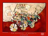 We Are the Champions Cycling Beijng 2008 Olympics Posters by David Schluss