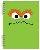 Sesame Street Oscar Lenticular Spiral Notebook Journal