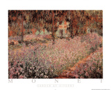Garden at Giverny Posters par Claude Monet