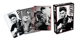 Elvis Presley Black and White Music Playing Cards Playing Cards