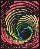 Cosmic Tunnel Blacklight Reactive Cloth Wall Hanging Poster