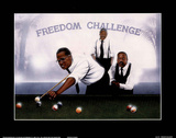 Freedom Challenge MLK Malcolm X Nelson Mandela Posters