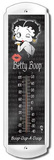 Betty Boop Blowing Kiss Indoor/Outdoor Thermometer Tin Sign