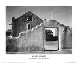 Taos Pueblo Church New Mexico Posters par Ansel Adams