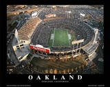 Oakland Raiders Oakland Coliseum Sports Prints by Mike Smith