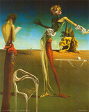 Salvador Dali (Woman With Head of Roses) Art Poster Print Prints