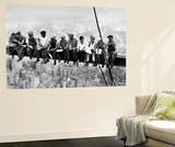 John C Ebbets Lunch Atop A Skyscraper Rockefeller Center Photo Mini Mural Huge Poster Art Print Mural