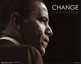 Barack Obama (Change Can Happen) Art Poster Print Masterprint