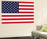 Stars and Stripes US Flag Mini Mural Huge Poster Print Wandgemälde