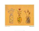Yellow Vases Posters by Tiffany Lynch