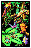 Rainforest Flocked Blacklight Poster Art Print Posters