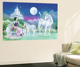 Robin Koni Unicorn Princess Mini Mural Huge Poster Art Print Reproduction murale géante