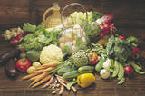 Verdura Fresca (Fresh Vegetables Still Life) Art Print Poster Posters